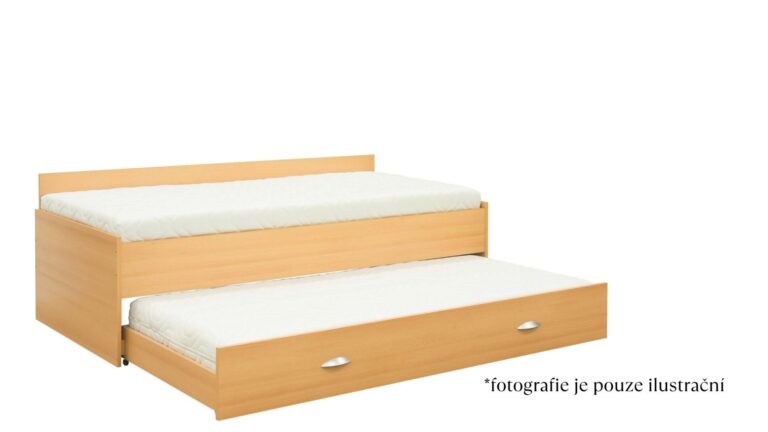 DUO jednolůžko s 3 bočními čely