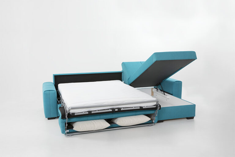 Eva rohová sedačka s rozkladem a matrací