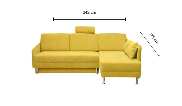 KREACIA retro rohová sedačka s rozkladem