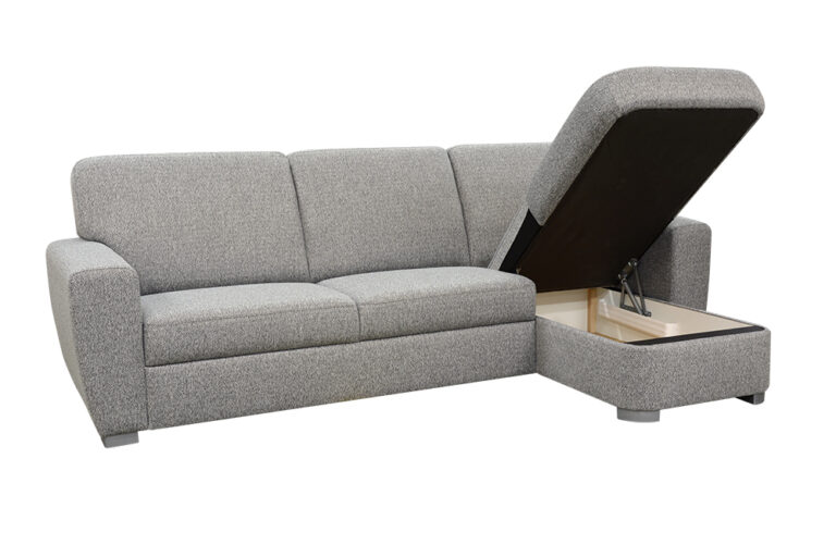 SABRINA LUX rohová rozkládací sedačka s úložným prostorem